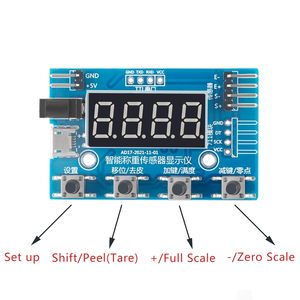 HX711 24ビットデジタルロードセルモジュールスマート重量センサーA/DディスプレイRaspberry Pi電子部品用 - Product Image 4