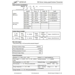 Hochwertiger 0-10V 4-20mA isolierter analoger Signal wandler Aus gezeichneter Conditioner-Sensor für die SPS-Programmierung - Product Image 3