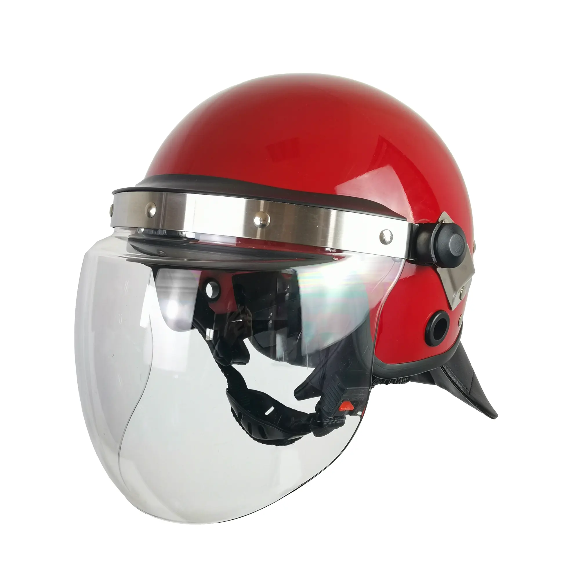 Doublesafe ABS Full Head Face Personal Protection Gear Helmet Equipment Hard Hat Protective Riot Helmet Visors