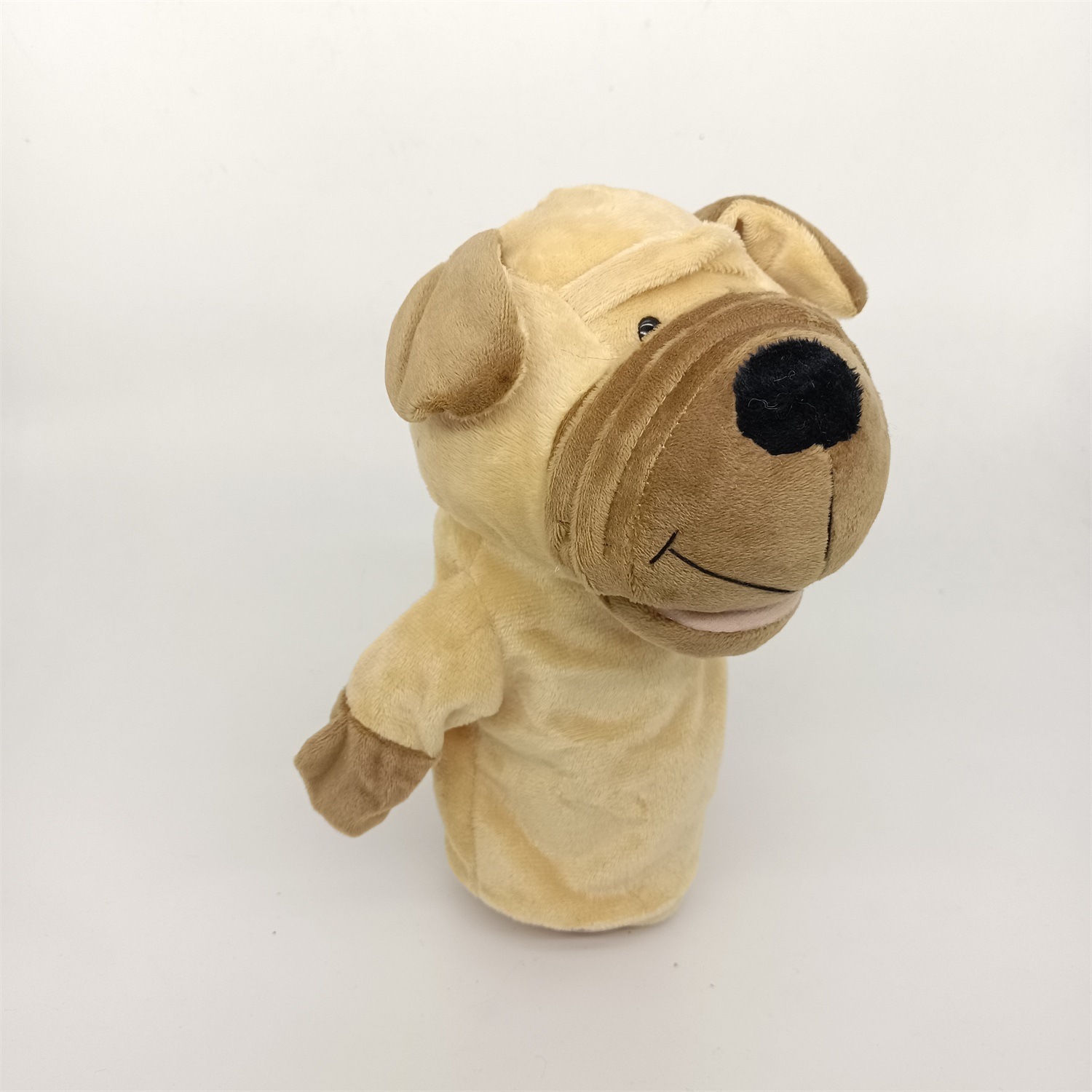 Brown sand leather dog