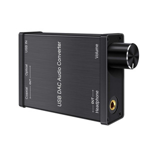 Convertidor de Audio USB DAC, puerto USB tipo B Audio USB a Coaxial S/PDIF convertidor Digital a señal analógica - Product Image 1