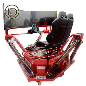 LeaderDream Amusement Exciting 3-screen Car 6dof Factory VR Motion Platform <strong>Virtual</strong> Flight Simulator Video Arcade Game Machine - Product Image 1