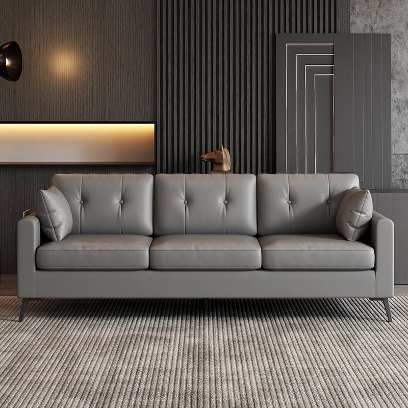 สีเทาเข้ม - หนังลายอุ้งเท้าแมว