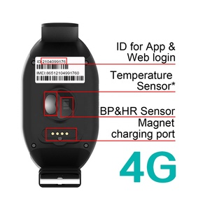 Reloj inteligente con GPS para ancianos, pulsera con Sensor de temperatura, 4G, antipérdida, localizador, SOS - Product Image 3