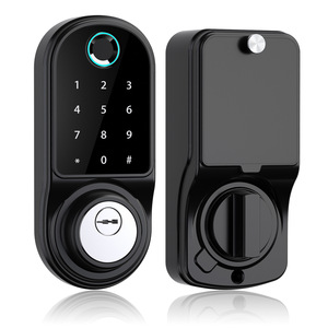 Tuya APP Fernbedienung Smart US Riegels chloss Finger abdruck Fechadura Digitales Passwort Innen haus Elektronisches Schloss Mit Schlüssel - Product Image 1