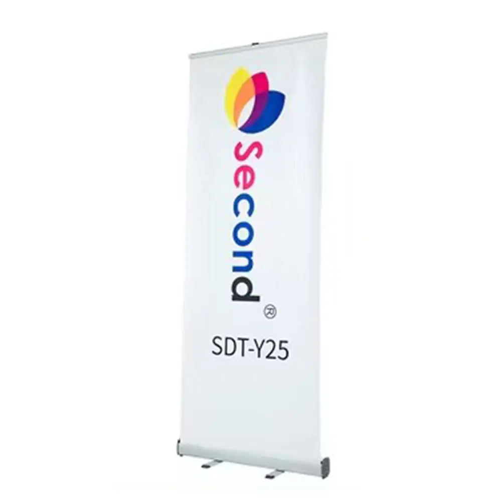 Versterkte Hoek Digitale Print Evenement Promotie Display Intrekbare Stand Oprolbare Banner