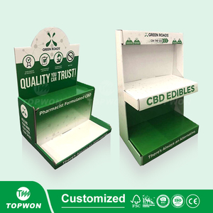 Custom Retail Counter Stand Box <strong>Table</strong> <strong>Display</strong> Rack <strong>With</strong> Pegs <strong>Hooks</strong> Cardboard Carton Counter <strong>Top</strong> <strong>Display</strong> - Product Image 4