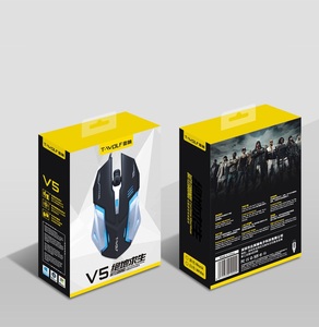Thunder Wolf V5 Gaming Mouse Suitable for Notebook Desktop Computer Luminous Metal Wired Mouse - Product Image 6