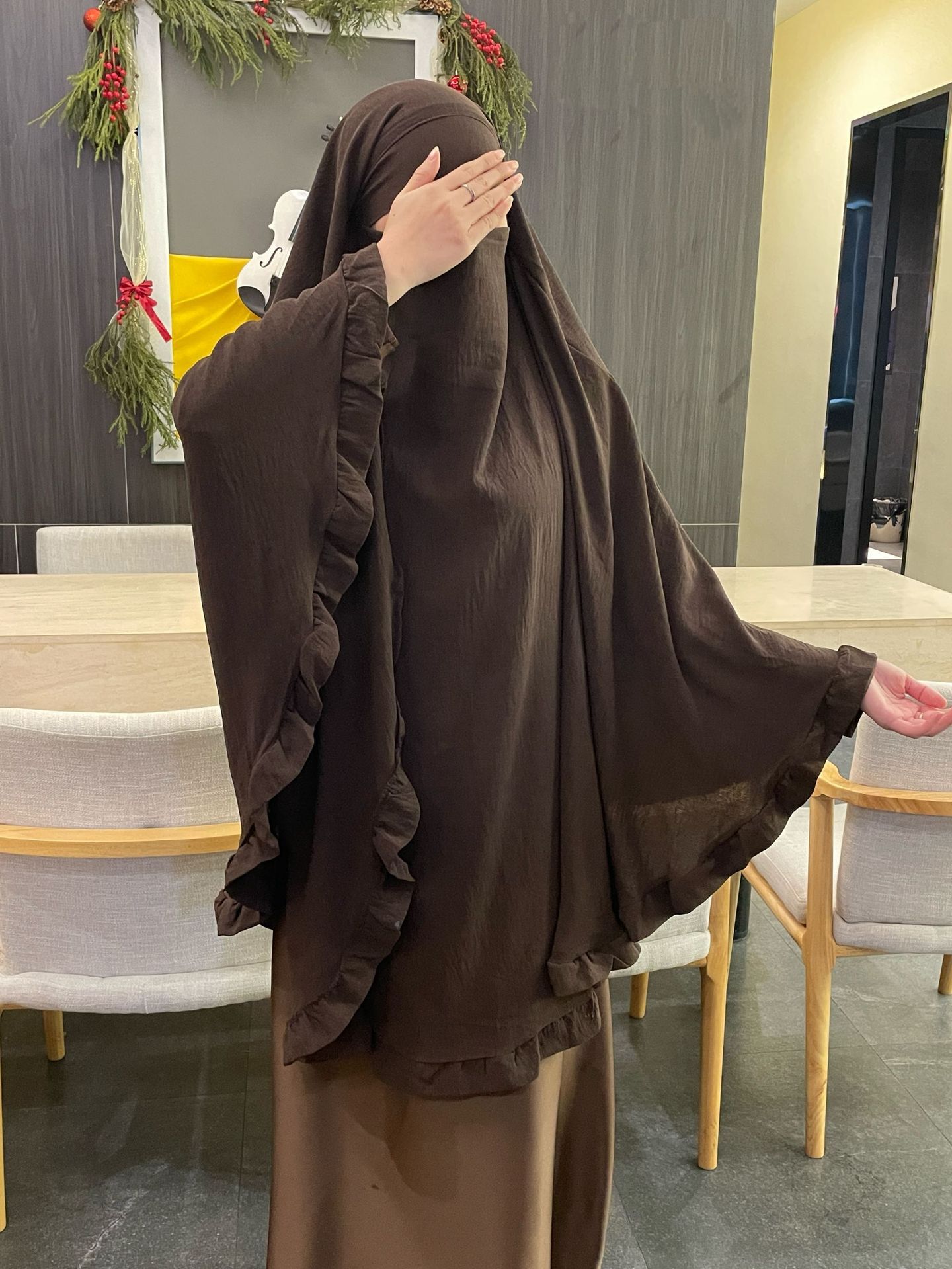 Dark coffee color