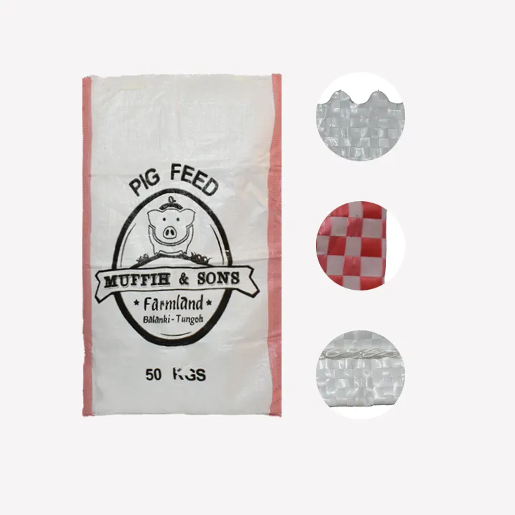 Bolsa de embalaje de polipropileno de semilla laminada para agricultura, bolsa tejida de impresión de huecograbado, sello térmico reciclable, acepta