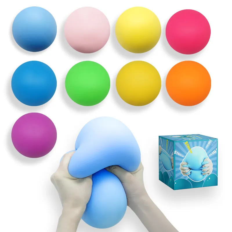 Hot Selling Custom Riesen Stress Balls Anti stress Autismus Figit ADHD Squeeze Zappeln Spielzeug mit Logo für Kinder & Erwachsene