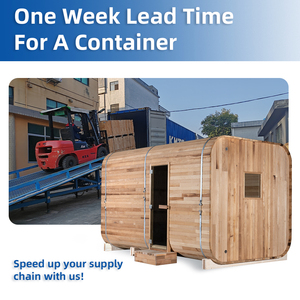 Tùy Chỉnh Thực hiện Gỗ <span class=keywords><strong>Heath</strong></span> Ngoài Trời Phòng Tắm Hơi Với Phòng Tắm Nhà Vệ Sinh Gỗ Bắn Phòng Tắm Hơi Ngoài Trời Lớn 8-10 Người Cube Phòng Tắm Hơi Ngoài Trời - Product Image 6