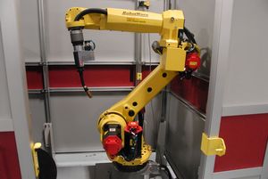 6-осевой Автоматический сварочный робот Fanuc ARC Mate 120ic с серводвигателем и iRVision промышленным роботом