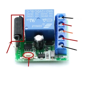 Clonazione duplicatore Moduler RF chiave intelligente senza fili telecomando telecomando telecomando RF trasmettitore e ricevitore 433Mhz 220V
