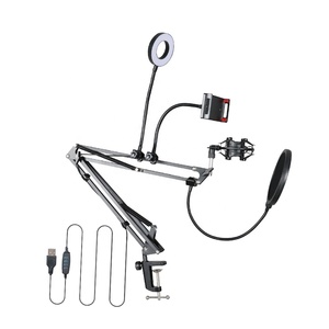 Mikrofon NB-35S kol standı klip tutucu ve masa montaj kelepçesi filtre cam maskesi kalkanı klip kiti - Product Image 1
