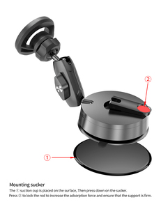 Suction Cup Bracket for Carplay Screen Adjustable and Stretchable <strong>Universal</strong> Replacement Mounting Bracket Phone Mount Holder - Product Image 4