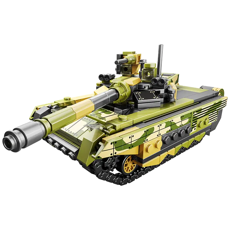 Bloques de construcción de tanques de batalla principales DIY de alta calidad populares para niños Technic ensamblar juguete educativo