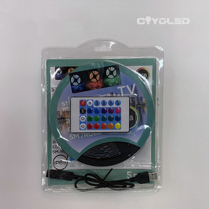 COYOLED USB 5050 RGB LED Strip Lights Kit 5M 3M 2M IC Smart RGB LED Strip Light Music Sound Control telecomando - Product Image 4