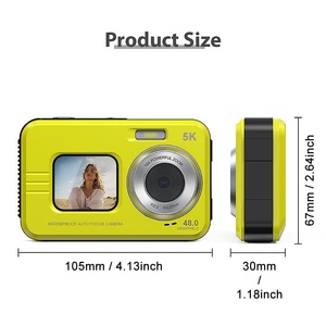 Dual HD Screen 5K/4K Tauch sport <span class=keywords><strong>Digital</strong></span> kamera IP68 Wasserdichte Standard-Bilds tabilisierung für verschiedene Außenbereiche