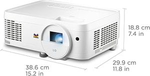 便携式Viewsonic LS510W办公会议视频投影仪，三色发光二极管光源WXGA分辨率为3000 ANSI流明 - Product Image 6