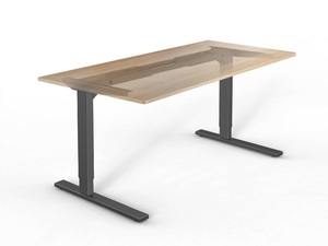 Jiecang dễ dàng để cài đặt động cơ kép điện nâng có thể điều chỉnh 2 chân ngồi đứng bàn cơ sở khung - Product Image 4