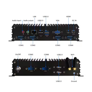 Wells X86-basierter Bay Trail J1900 Lüfter loser eingebetteter industrieller Mini-PC mit Win10 Linux-Unterstützung RJ45 LAN - Product Image 4