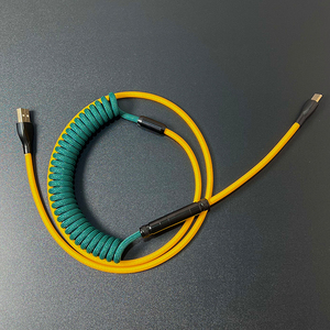 La più recente tastiera meccanica cavo a spirale cavo USB tipo C cavo per Computer connettore per aviazione tastiera meccanica cavo aviatore - Product Image 6