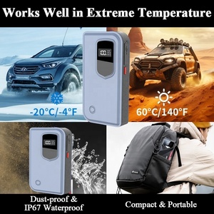 Fabrika ODM OEM 12V çok fonksiyonlu araba atlama marş taşınabilir acil pil Booster kutusu güç banka ile acil durum araç kiti - Product Image 6