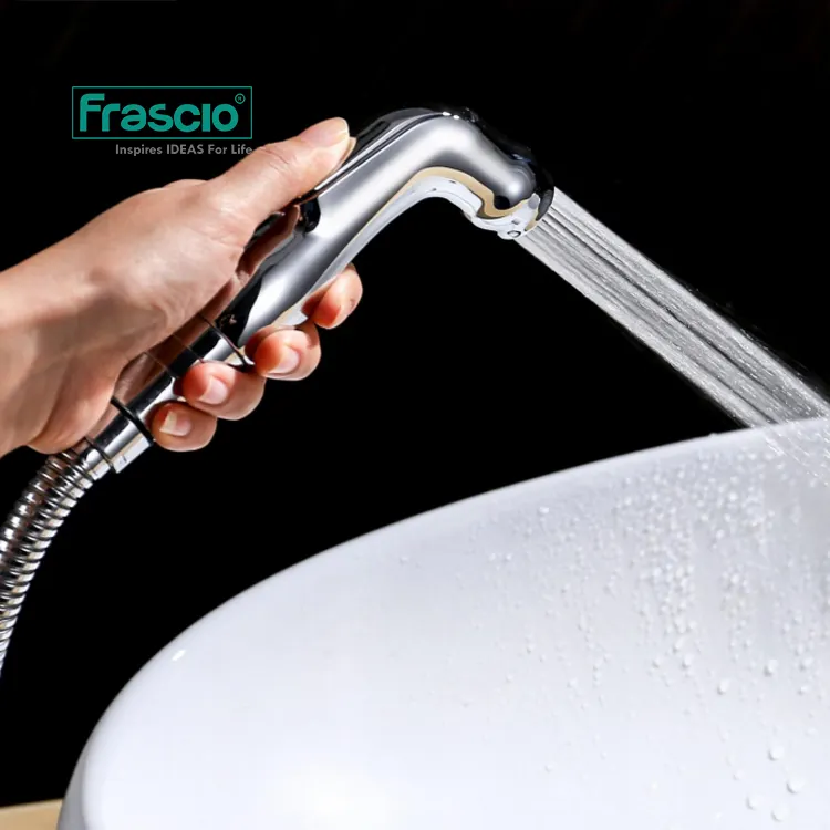 Frascio Modern Ducha Hand Hold Bidet rubinetti spruzzatore rubinetto regolabile per controllo Bidet tubo flessibile Cr rubinetto bidet