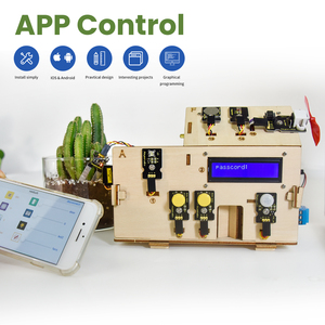 Kit de componentes electrónicos de casa de madera para Arduino Program Learning Smart Home Kit - Product Image 4