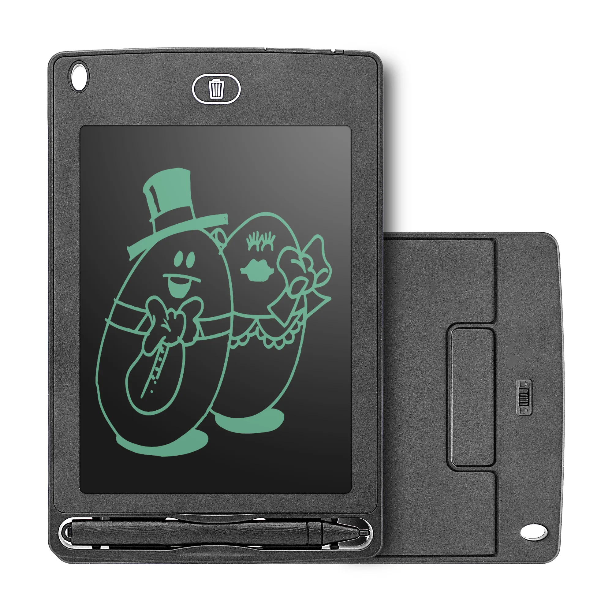 Tableta de escritura lcd de alta calidad para niños, almohadilla electrónica portátil para mensajes, nevera, tablero de dibujo