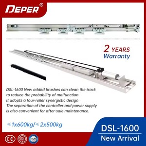 DSL-1600時間調整可能ダブルリーフ500kgs * 2自動ガラスドアモータースライディングセンサードアオペレーターキットシステムマシンクローザー - Product Image 6