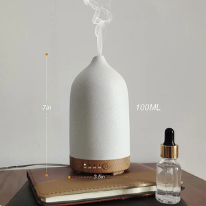Fabrik Keramik Diffusor mit ätherischen Ölen Indoor Elektrischer Ultraschall Luftbe feuchter Aroma Diffusor für zu Hause - Product Image 2