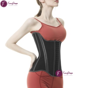 19 thép xương Latex đồng hồ cát eo huấn luyện viên cong Shaper công ty nén Push-Up Bust Cincher Corset Shapewear thoáng khí - Product Image 1