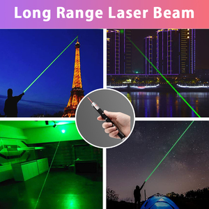 Starker Laserpointer Lazer Light Pen Laserpointer Leistungs starker blauer <span class=keywords><strong>3</strong></span>-Farben-Laserpointer