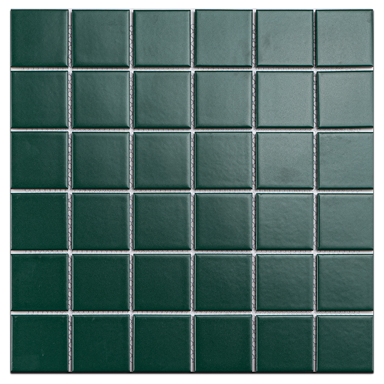 4842 darkk green ceramic mosaic