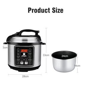 Pentola a pressione elettrica multifunzione 5L fornello di riso commerciale Multicooker con acciaio inox pentola interna elettrodomestici da cucina - Product Image 6