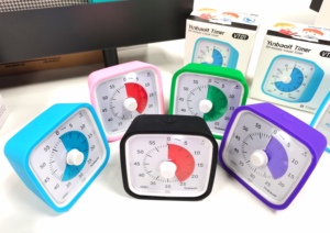 OEM Yunbaoitpomodoroタイムタイマーサイレント60分キッチンカウントダウンタイマー視覚的生産性研究子供と大人のためのタイマー - Product Image 4