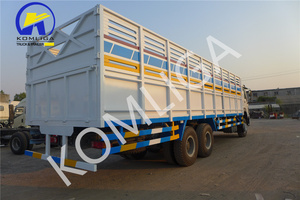 Truk kargo bekas refurbish 25 ton, truk pagar baru 10 roda Howo, truk kargo bekas 6x4 - Product Image 5