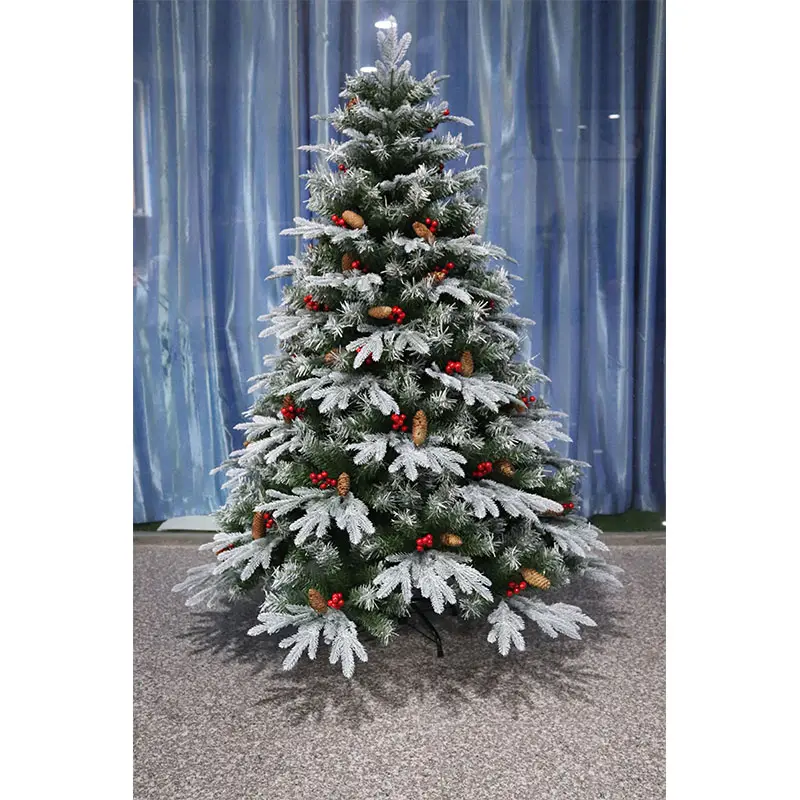 Lápiz Natural de PVC PE, fino y fino, artificial, árbol de Navidad