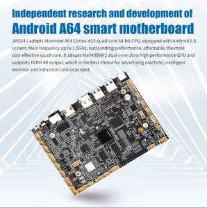 El brazo de desarrollo de procesador de núcleo Allwinner A20 Tablet A64 Dual-Core Quad-Core Cortex-A53 1,5 GHZ