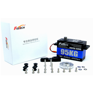 Excavator and Dump Truck 100KG.cm High Torque Servo 360 Degrees 12V Magnetic Encoder Support RC Robot PC Material OEM ODM