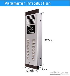 Audio Electric <strong>Intercom</strong> 12v Access Control Power Supply Multi Apartment Audio <strong>Intercom</strong> Door Phone <strong>System</strong> - Product Image 5