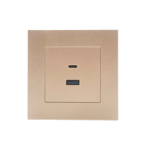 Excelente estándar USB + Zócalo DE LA PC Panel DE LA PC Durable Usb Enchufe de pared Tipo C - Product Image 1