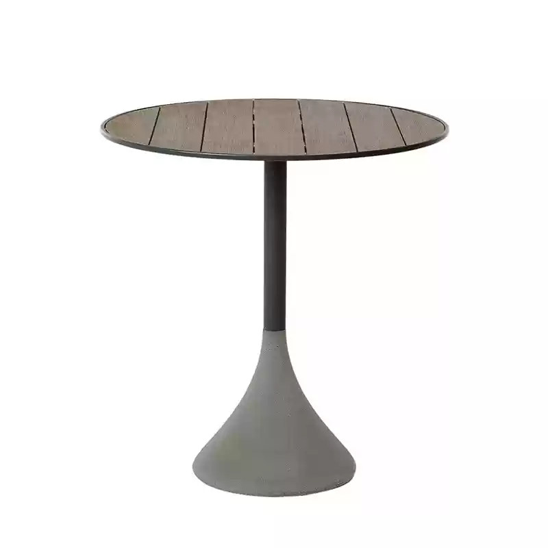 Table ronde 70cm (surface en teck)