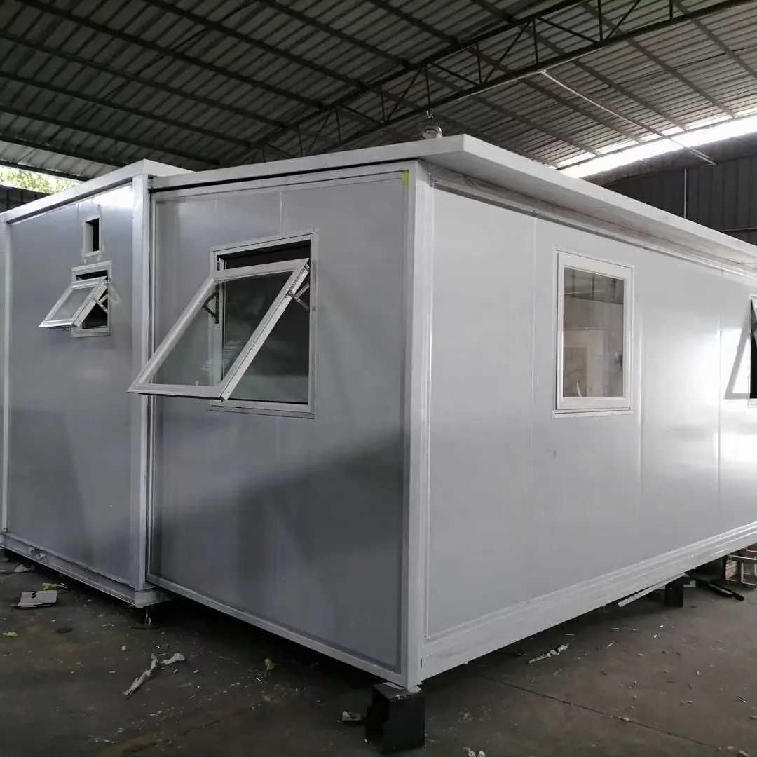 Cabine-casa Modular de Metal prefabricada, contenedor portátil expandible