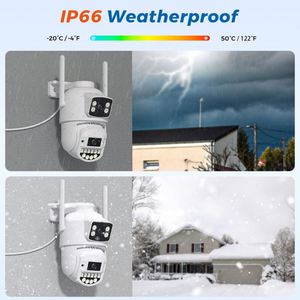 Yoosee Sollar Máy Ảnh VR 360 4Eye 3 Khung Wif Graus 2K Dài Phạm Vi Alibabacanada Android Thông Minh & Hình Ảnh Cửa Hàng Ai Nhà - Product Image 4