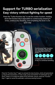 D7เกมแพดบลูทูธไร้สาย D5 D6สำหรับ Android/iOS/ Win 7 10 11 /mac os/pc/ สวิตช์ควบคุมเกม - Product Image 6