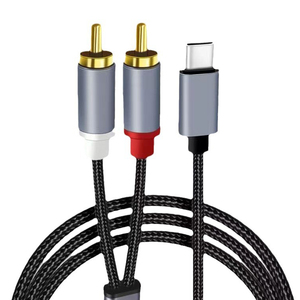 USB tipo C a 2 RCA convertidor Audio Y Cable divisor - Product Image 3
