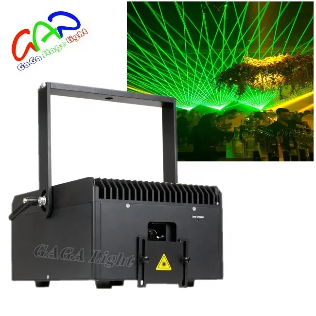 Miniproyector láser RGB de 6W para fiesta, proyector de animación láser para espectáculos, club nocturno, discoteca, iluminación de escenario